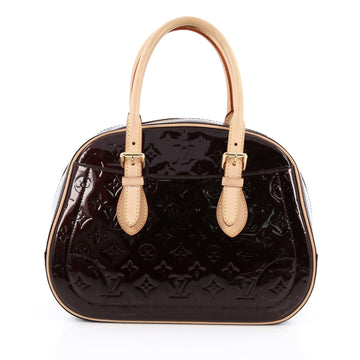 Louis Vuitton Summit Drive Handbag Monogram Vernis Purple