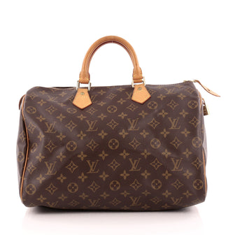 Louis Vuitton Speedy Handbag Monogram Canvas 35