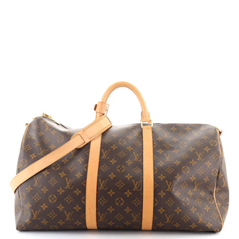Louis Vuitton Keepall Bandouliere Bag Monogram Canvas 50