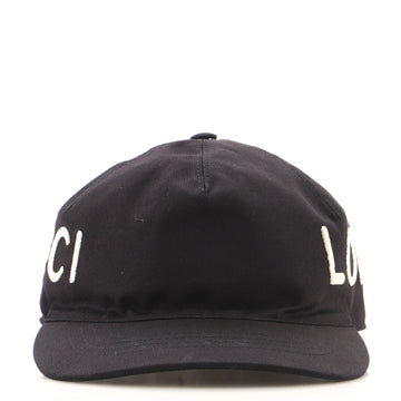 Gucci Loved Baseball Cap Embroidered Canvas