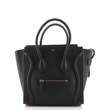 Celine Luggage Bag Smooth Leather Micro