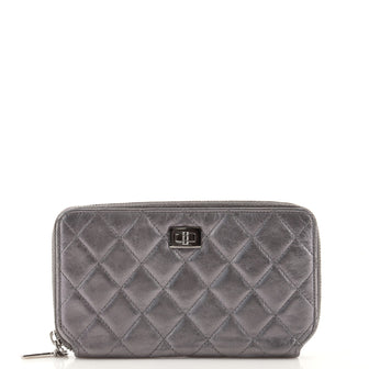 Chanel Reissue Zippy Wallet Quilted Aged Calfskin