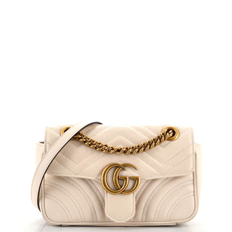 Gucci GG Marmont Flap Bag Matelasse Leather Small