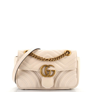 Gucci GG Marmont Flap Bag Matelasse Leather Small