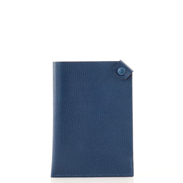 Hermes Tarmac Passport Holder Leather