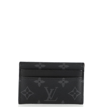 Louis Vuitton Double Card Holder Monogram Eclipse Canvas