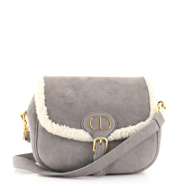 Christian Dior Bobby Flap Bag Shearling Medium