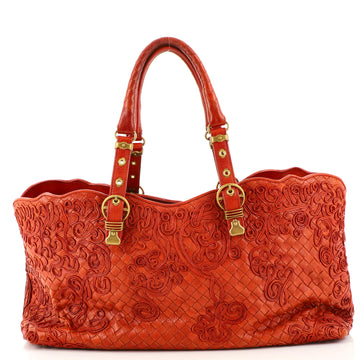Bottega Veneta Cornely Tote Embroidered Intrecciato Nappa Large