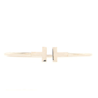 Tiffany & Co. T Wire Bracelet 18K White Gold