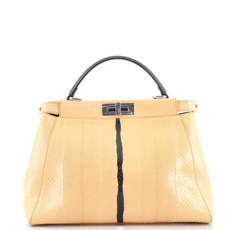 Fendi Peekaboo Bag Python Regular