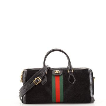 Gucci Ophidia Boston Bag Suede Medium