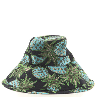 Gucci Sun Hat Pineapple Jacquard Fabric