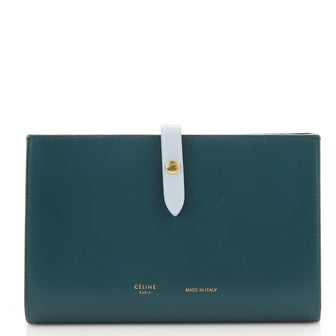 Celine Multifunction Strap Wallet Leather Large