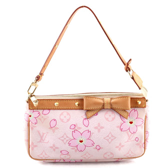 Louis Vuitton Pochette Accessoires Limited Edition Cherry Blossom Monogram