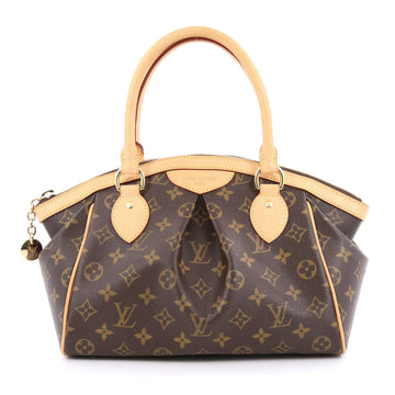 Louis Vuitton Tivoli Handbag Monogram Canvas PM Brown