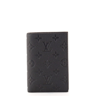 Louis Vuitton Passport Cover Monogram Empreinte Leather