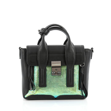  3.1 Phillip Lim Pashli Satchel Iridescent Leather Mini