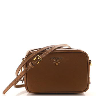 Prada Camera Shoulder Bag Saffiano Leather Mini