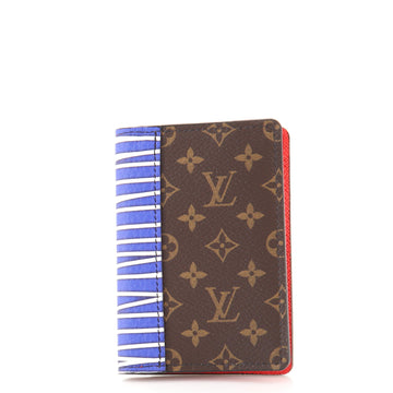 Louis Vuitton Pocket Organizer Patchwork Monogram Canvas and Printed Leather