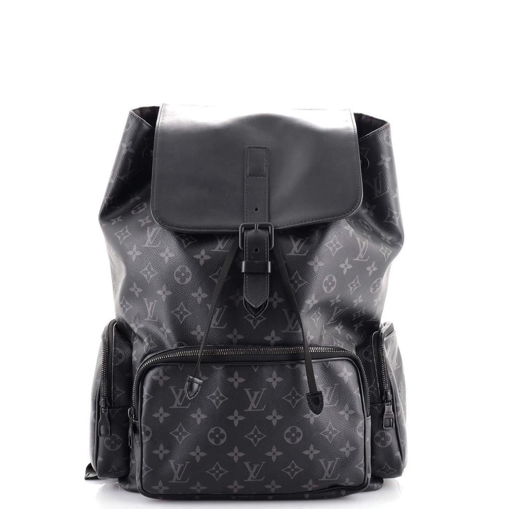 Louis Vuitton Trio Backpack Monogram Eclipse Canvas Black 14085521 Louis Vuitton Trio Backpack Monogram Eclipse Canvas Black 14085521