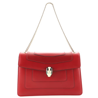 Bvlgari Serpenti Forever Shoulder Bag Leather Medium