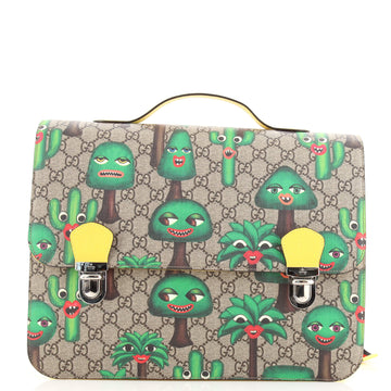 Gucci Children's Flap Backpack Printed GG Coated Canvas