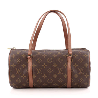 Louis Vuitton Papillon Handbag Monogram Canvas 30