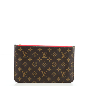 Louis Vuitton Neverfull Pochette Monogram Canvas Large