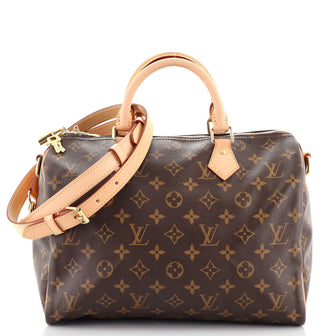 Louis Vuitton Speedy Bandouliere Bag Monogram Canvas 30