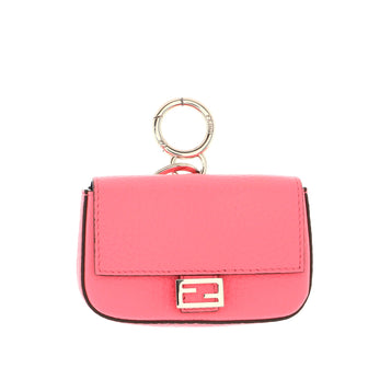 Fendi Baguette Bag Charm Leather Micro