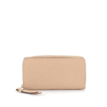 Louis Vuitton Zippy Wallet Monogram Empreinte Leather Neutral