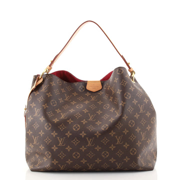 Louis Vuitton Graceful Handbag Monogram Canvas MM