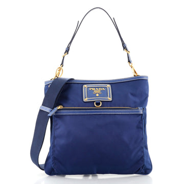 Prada Front Pocket Messenger Bag Tessuto Medium