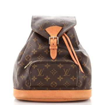Louis Vuitton Vintage Montsouris Backpack Monogram Canvas MM