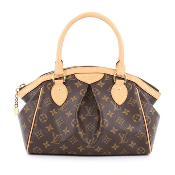 Louis Vuitton Tivoli Handbag Monogram Canvas PM Brown