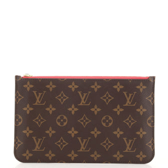 Louis Vuitton Neverfull Pochette Monogram Canvas Large