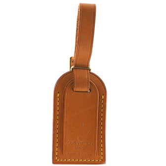 Louis Vuitton Luggage Tag Vachetta Leather