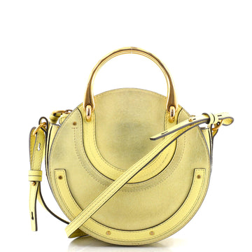 Chloe Pixie Crossbody Bag Leather and Suede Small