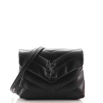 Saint Laurent LouLou Shoulder Bag Matelasse Chevron Leather Toy
