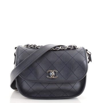 Chanel Jungle Stroll Messenger Bag Quilted Calfskin Small