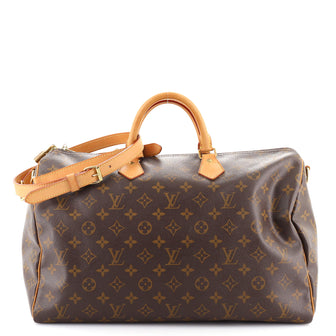 Louis Vuitton Speedy Bandouliere Bag Monogram Canvas 40 Brown 1410853