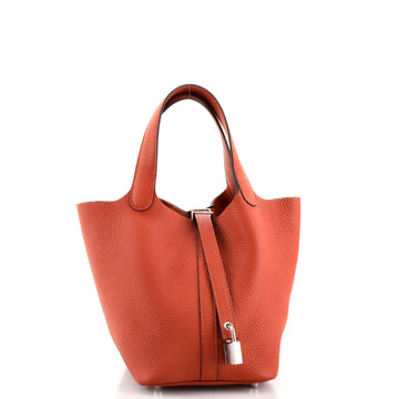 Hermes Picotin Lock Bag Clemence PM