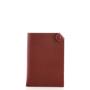 Hermes Tarmac Passport Holder Leather