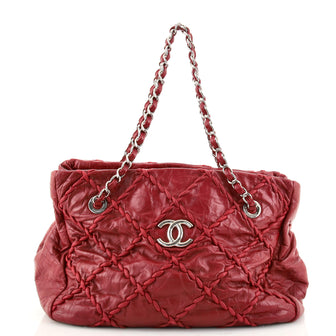 Chanel Ultra Stitch Chain Tote Quilted Calfskin