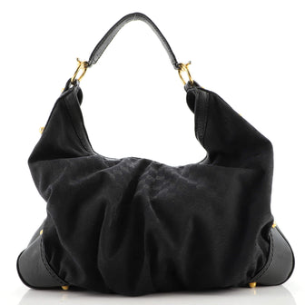 Gucci Jockey Hobo GG Canvas Large