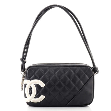 Chanel Cambon Pochette Quilted Leather