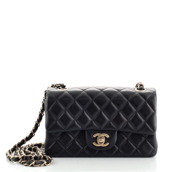 Chanel Classic Single Flap Bag Quilted Lambskin Mini