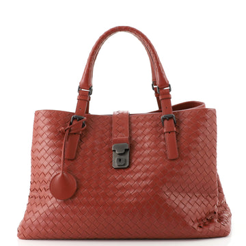 Bottega Veneta Roma Bag Intrecciato Nappa Medium