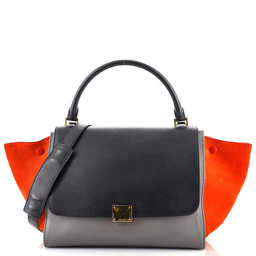 Celine Tricolor Trapeze Bag Leather Medium
