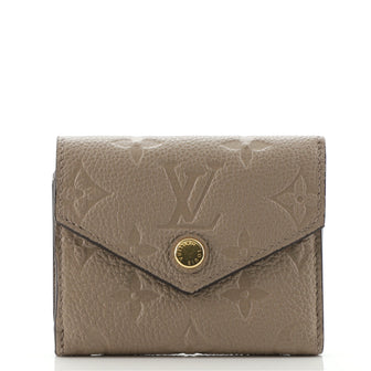 Louis Vuitton Victorine Wallet Monogram Empreinte Leather Neutral